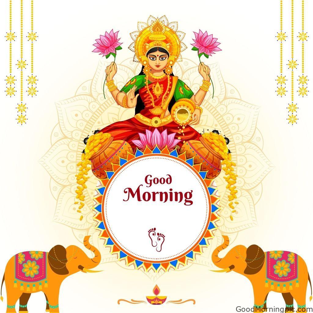 70+ Good Morning Santoshi Maa image with blessed morning 13 Good Morning Santoshi Maa images 2 Good Morning