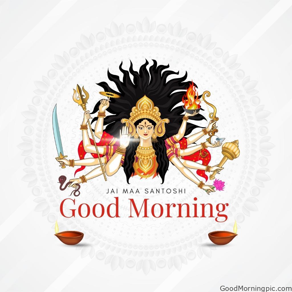 70+ Good Morning Santoshi Maa image with blessed morning 10 Jai Maa Santoshi Good Morning Wonderful Hd Picture 9 Good Morning