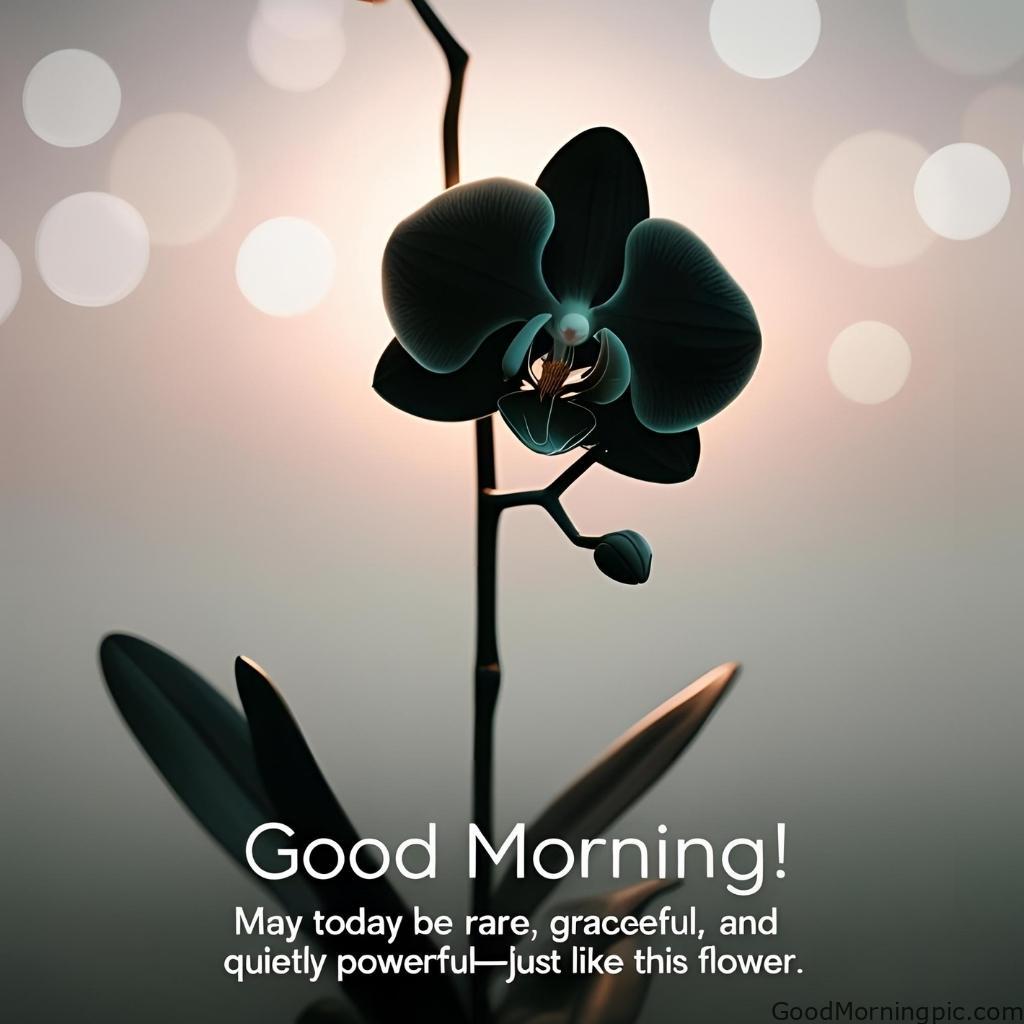 301+ Good Morning Flowers Images to Brighten Your Day 282 Black Flowers Good Morning Images 5 Good Morning Flowers Images