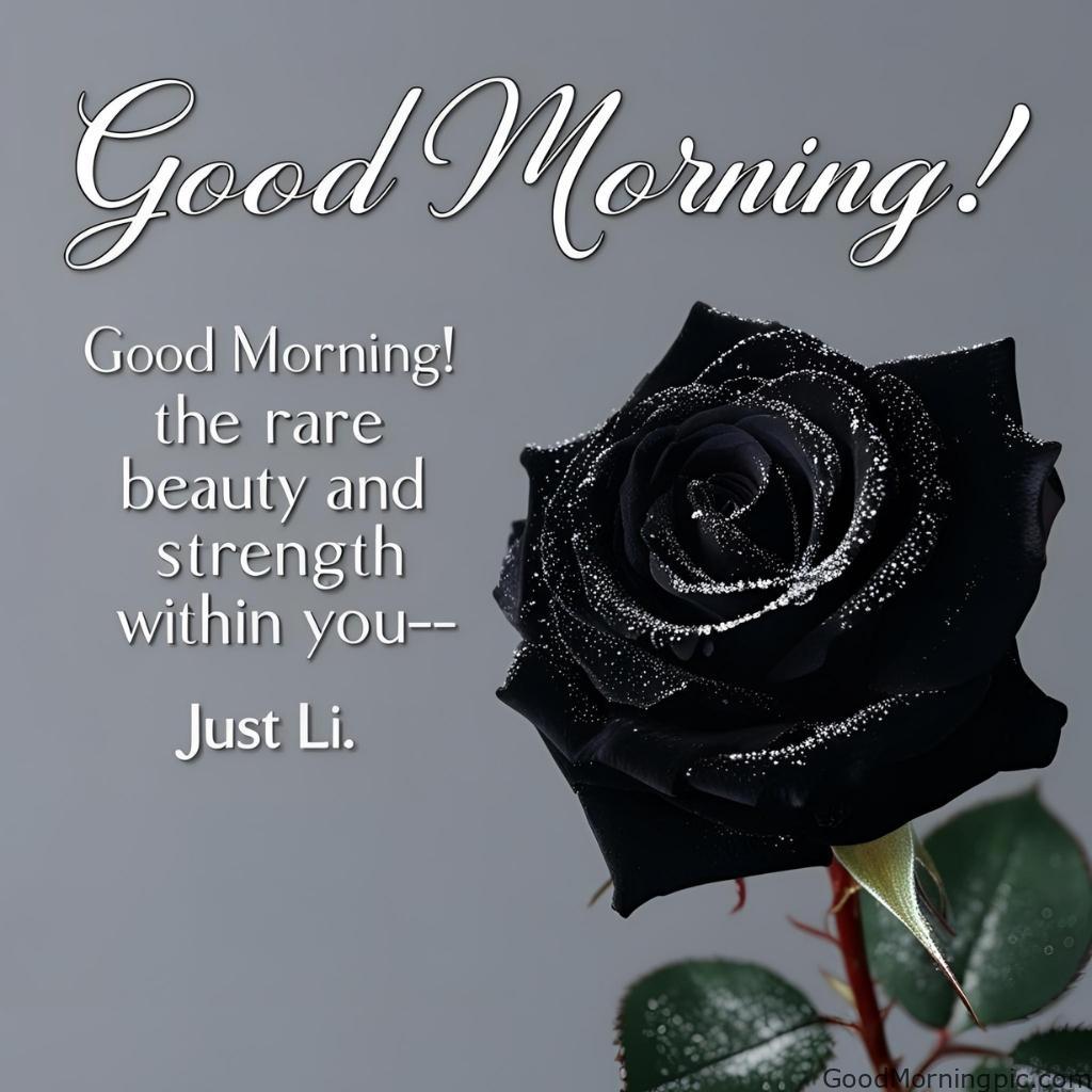 301+ Good Morning Flowers Images to Brighten Your Day 278 Black Flowers Good Morning Images Good Morning Flowers Images