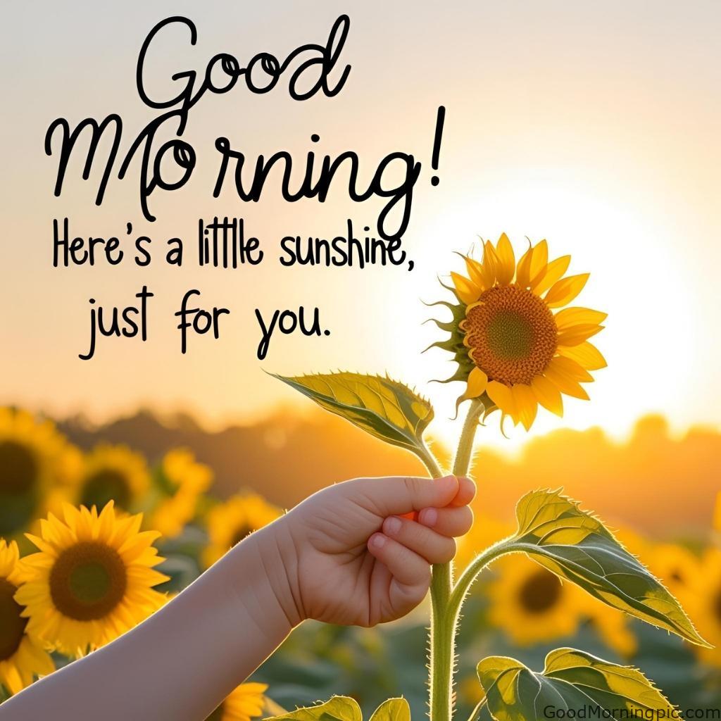 301+ Good Morning Flowers Images to Brighten Your Day 301 Flower in Hand Good Morning Image 3 Good Morning Flowers Images
