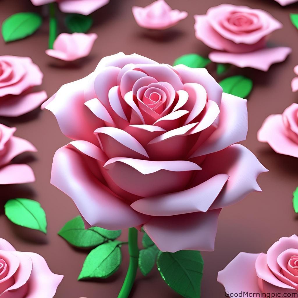 301+ Good Morning Flowers Images to Brighten Your Day 203 Good Morning 3D Images with Flowers HD 2 Good Morning Flowers Images
