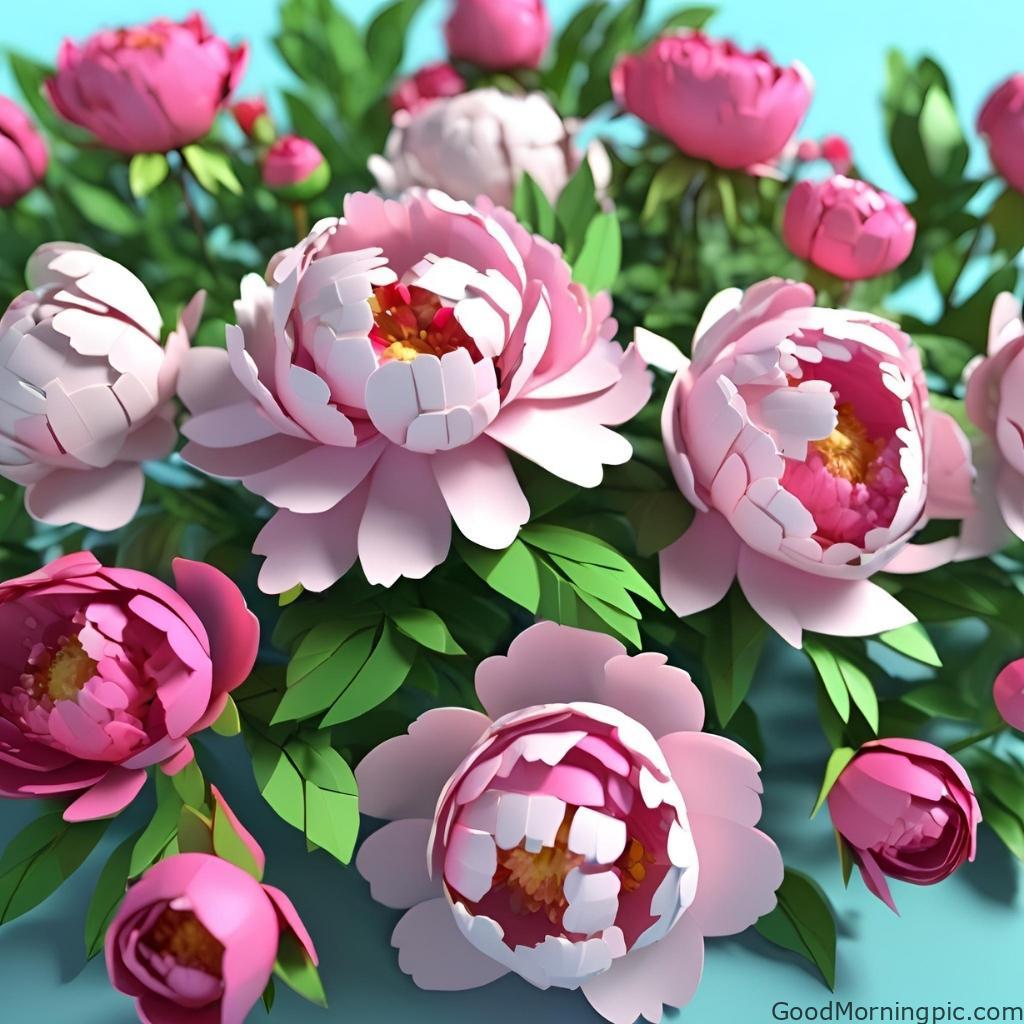 301+ Good Morning Flowers Images to Brighten Your Day 206 Good Morning 3D Images with Flowers HD 5 Good Morning Flowers Images