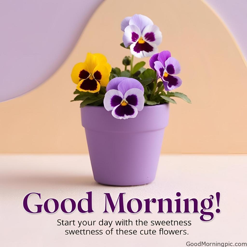 301+ Good Morning Flowers Images to Brighten Your Day 173 Good Morning Cute Flowers Images 2 Good Morning Flowers Images