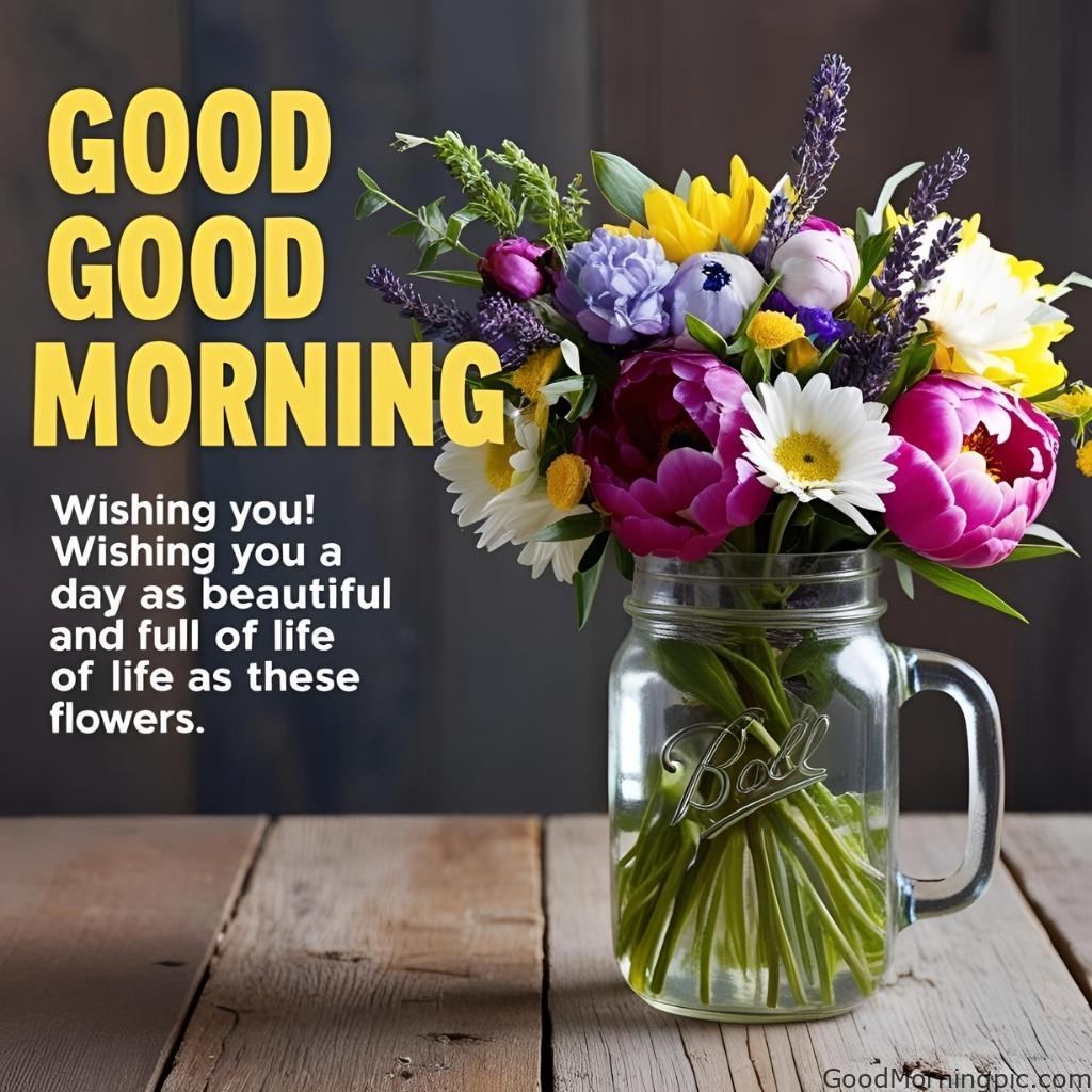 301+ Good Morning Flowers Images to Brighten Your Day 79 Good Morning Flower Bouquet Images 3 Good Morning Flowers Images