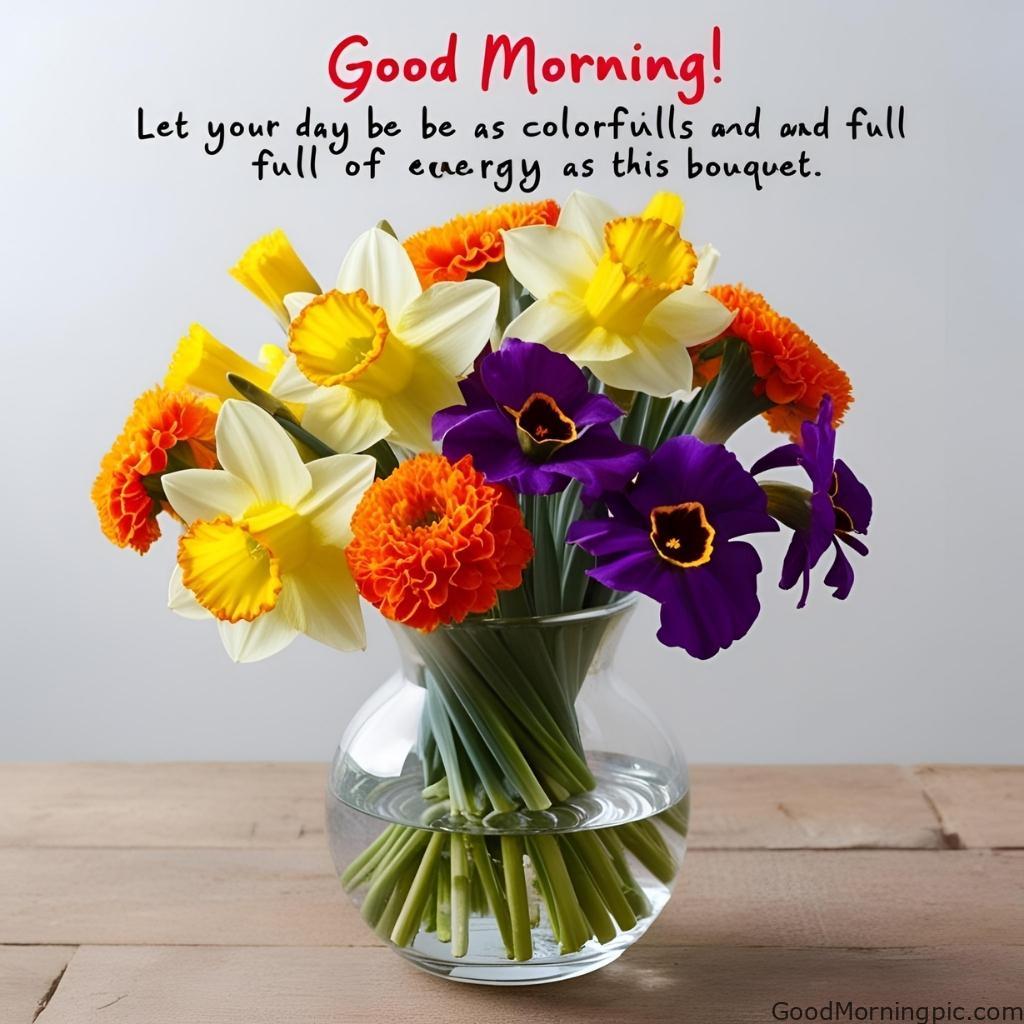 301+ Good Morning Flowers Images to Brighten Your Day 81 Good Morning Flower Bouquet Images 5 Good Morning Flowers Images