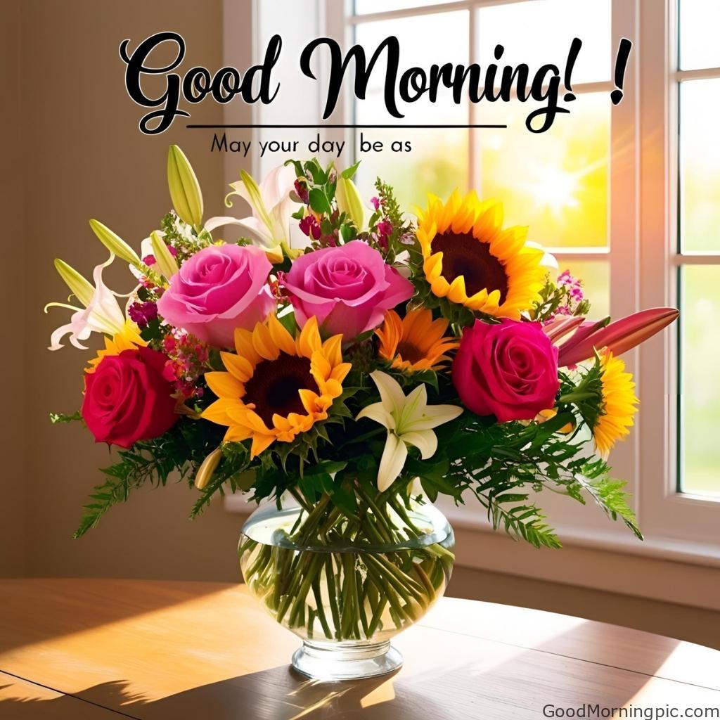 301+ Good Morning Flowers Images to Brighten Your Day 77 Good Morning Flower Bouquet Images Good Morning Flowers Images