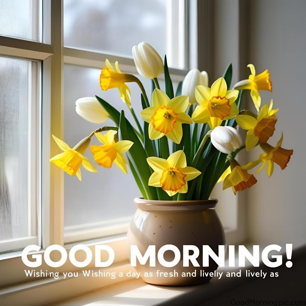 301+ Good Morning Flowers Images to Brighten Your Day 158 Good Morning Flower Pot Images 2 Good Morning Flowers Images