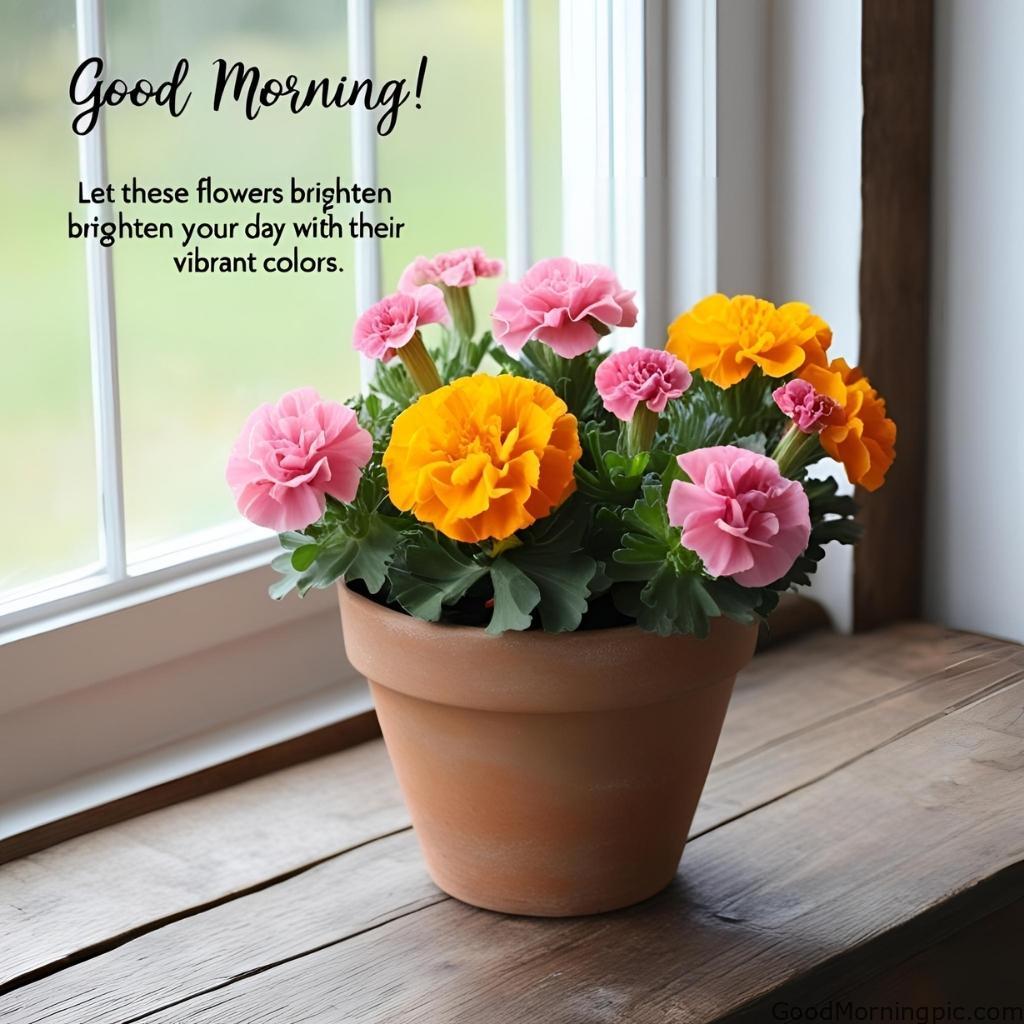 301+ Good Morning Flowers Images to Brighten Your Day 157 Good Morning Flower Pot Images Good Morning Flowers Images