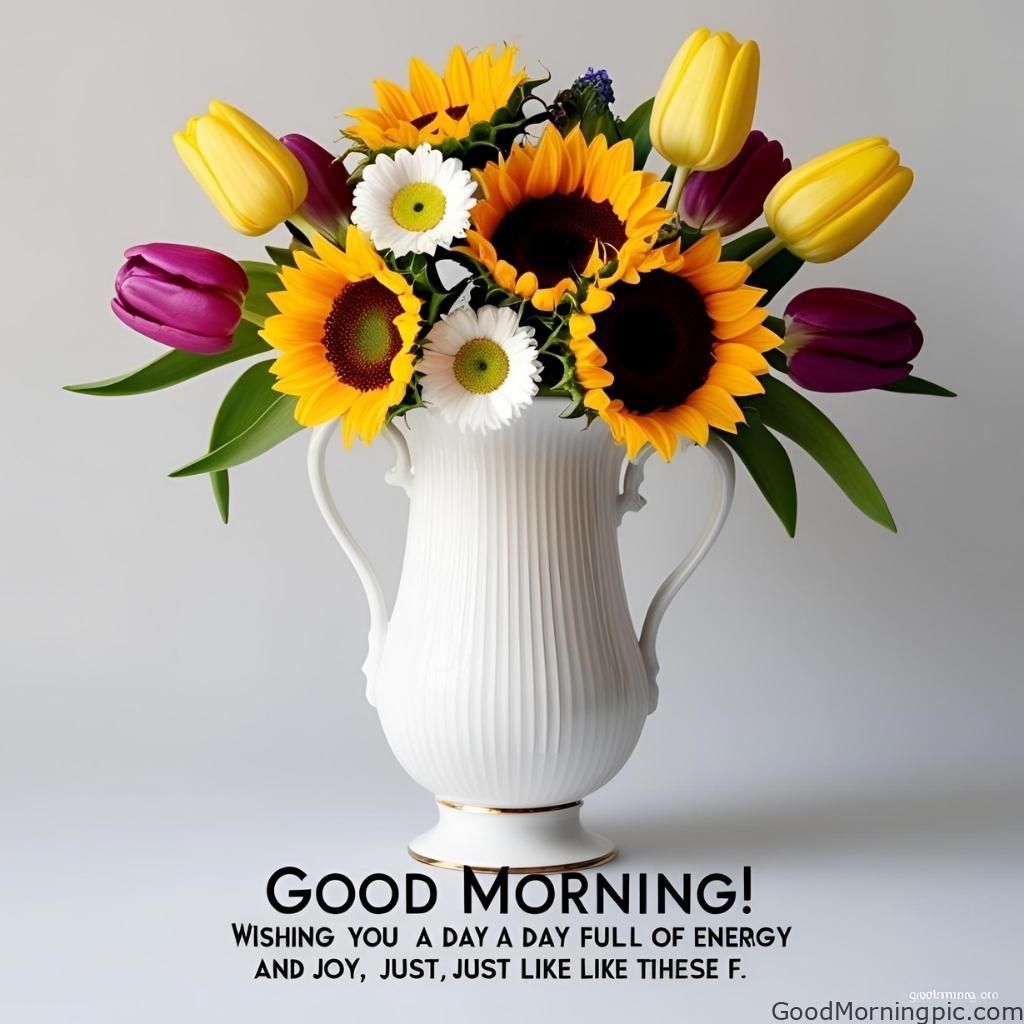 301+ Good Morning Flowers Images to Brighten Your Day 163 Good Morning Flower Vase Images 2 Good Morning Flowers Images