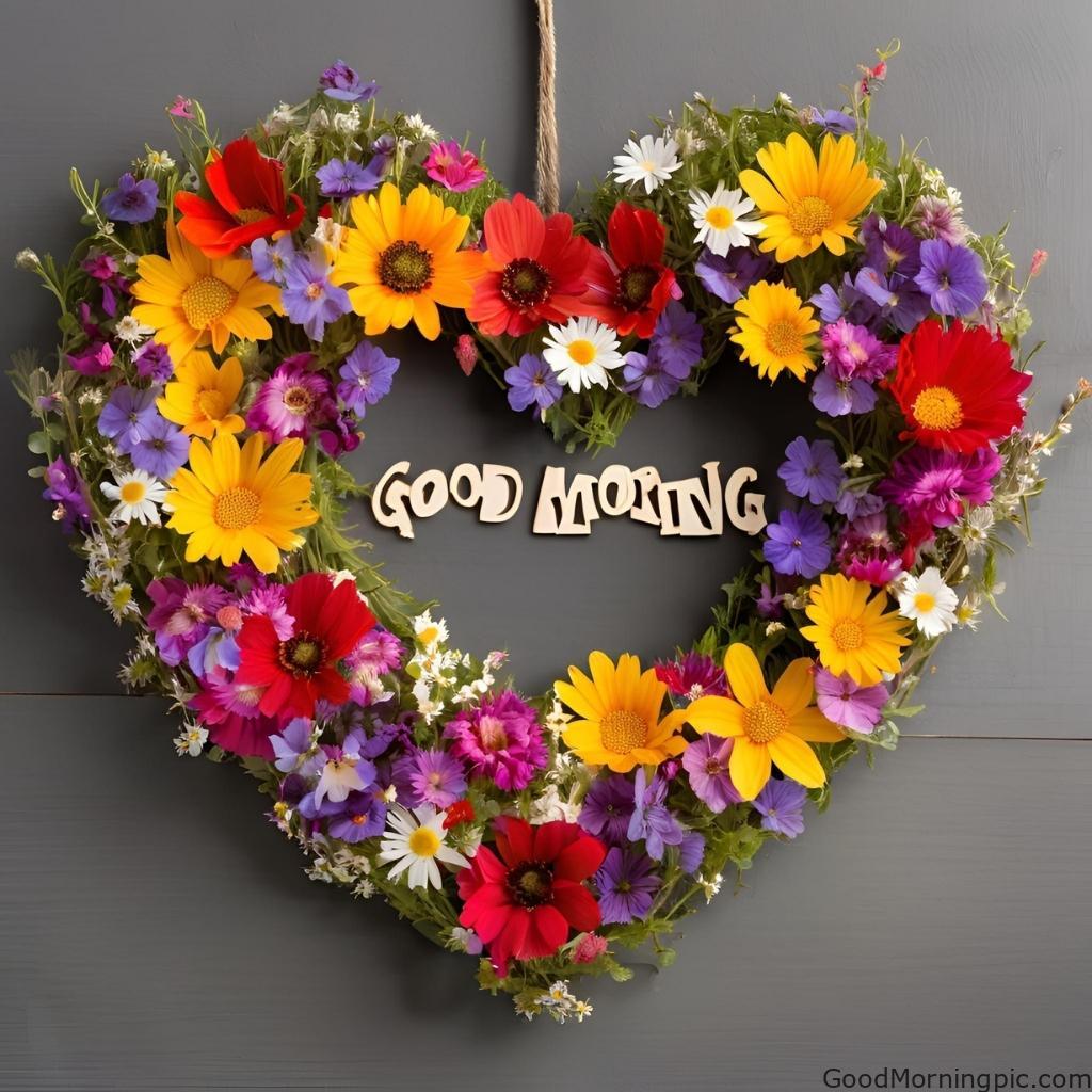 301+ Good Morning Flowers Images to Brighten Your Day 185 Good Morning Flowers Heart Images 3 Good Morning Flowers Images