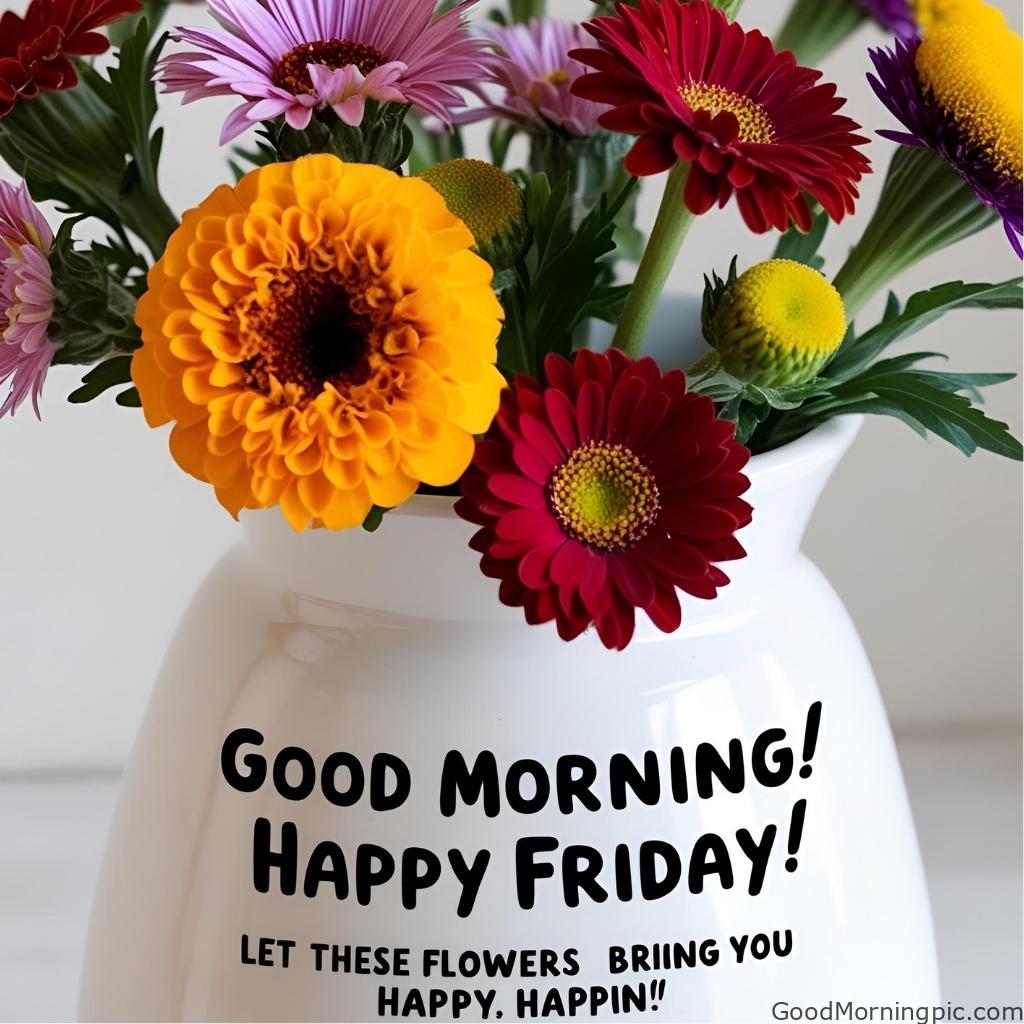 301+ Good Morning Flowers Images to Brighten Your Day 169 Good Morning Happy Friday Flowers Images 3 Good Morning Flowers Images