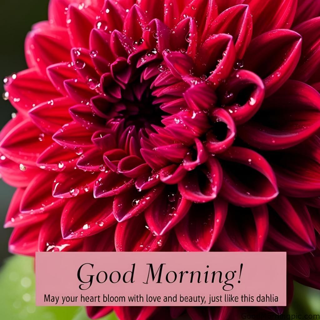 301+ Good Morning Flowers Images to Brighten Your Day 236 Good Morning Images with Dahlia Flowers 4 Good Morning Flowers Images