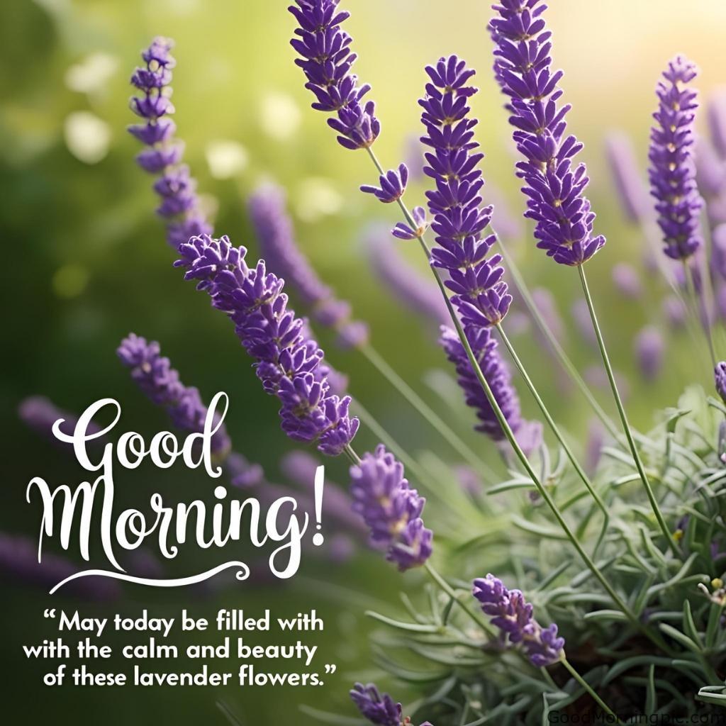301+ Good Morning Flowers Images to Brighten Your Day 251 Good Morning Images with Lavender Flowers 4 Good Morning Flowers Images