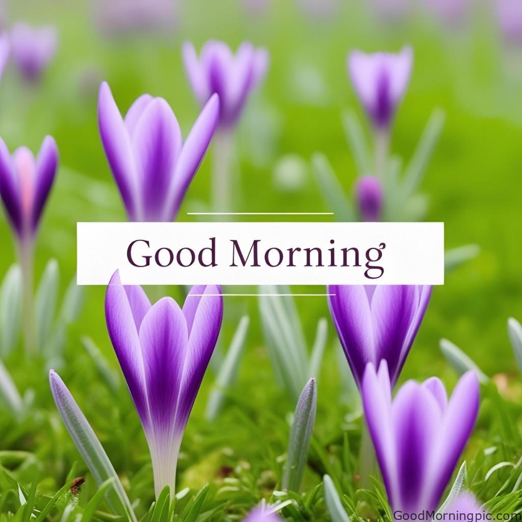 301+ Good Morning Flowers Images to Brighten Your Day 106 Good Morning Images with Purple Flowers 5 Good Morning Flowers Images