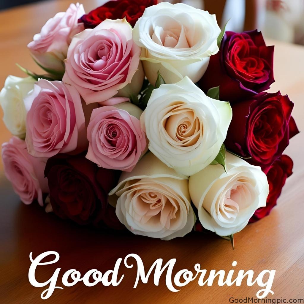 301+ Good Morning Flowers Images to Brighten Your Day 18 Good Morning Images with Rose Flowers 2 Good Morning Flowers Images