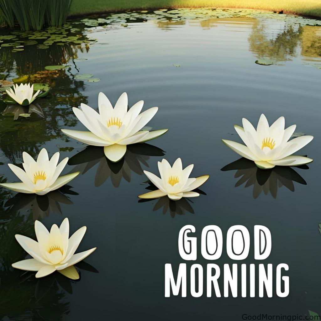 301+ Good Morning Flowers Images to Brighten Your Day 111 Good Morning Lily Flower Images 5 Good Morning Flowers Images