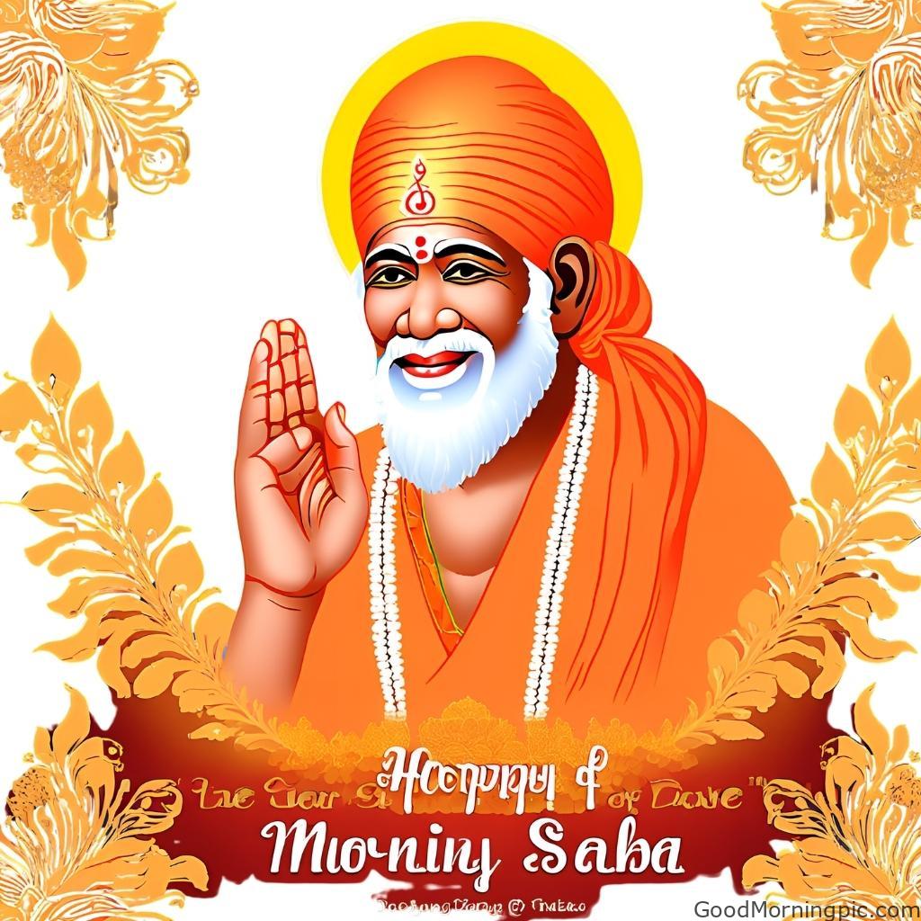 105+ Sai Baba Good Morning Images – Divine Blessings for a Peaceful Day 24 Good Morning Sai Baba Images 2 Sai Baba