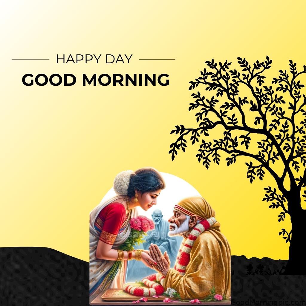 105+ Sai Baba Good Morning Images – Divine Blessings for a Peaceful Day 27 Good Morning Sai Baba Images 5 Sai Baba