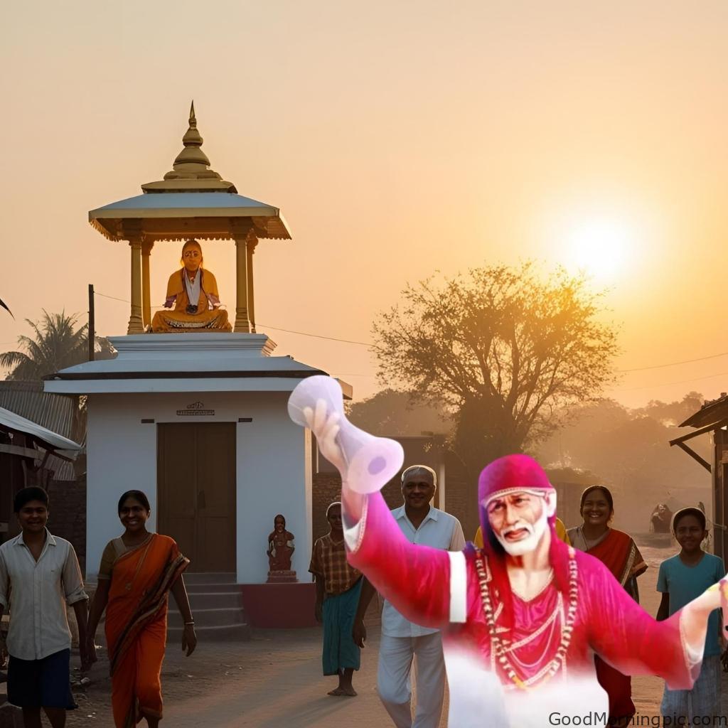 105+ Sai Baba Good Morning Images – Divine Blessings for a Peaceful Day 23 Good Morning Sai Baba Images Sai Baba