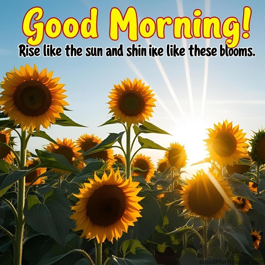 301+ Good Morning Flowers Images to Brighten Your Day 266 Good Morning Sunflowers Images 4 Good Morning Flowers Images