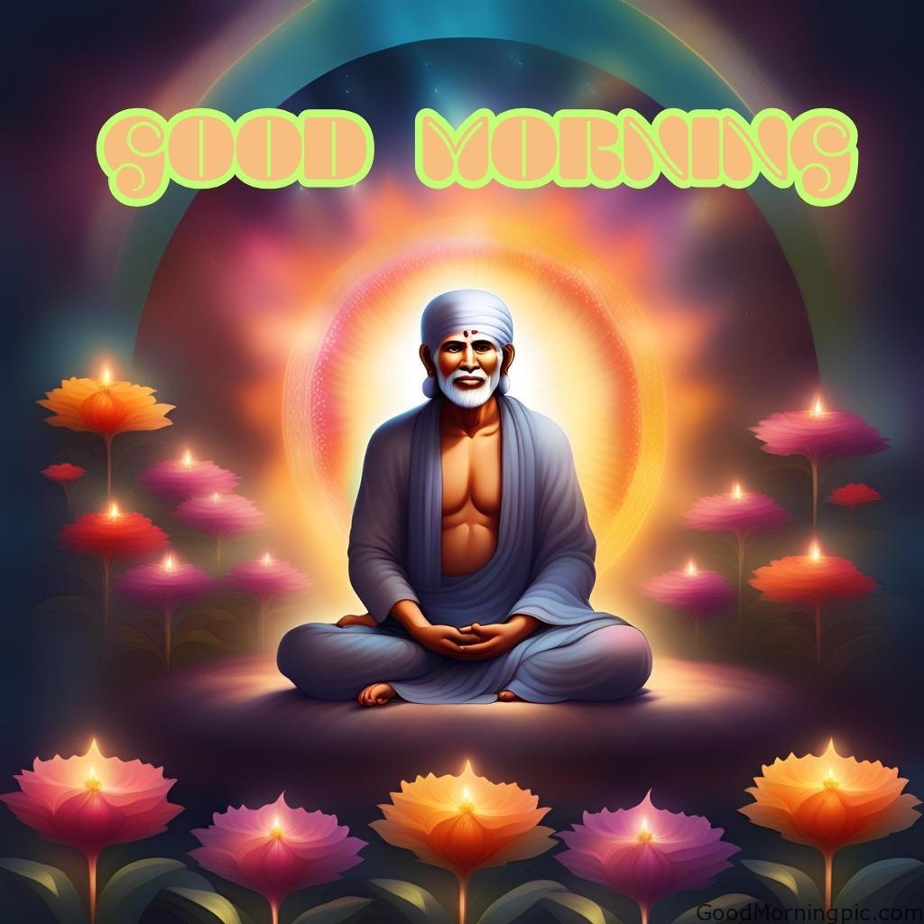 105+ Sai Baba Good Morning Images – Divine Blessings for a Peaceful Day 51 Good Morning Thursday Sai Baba Images 4 Sai Baba