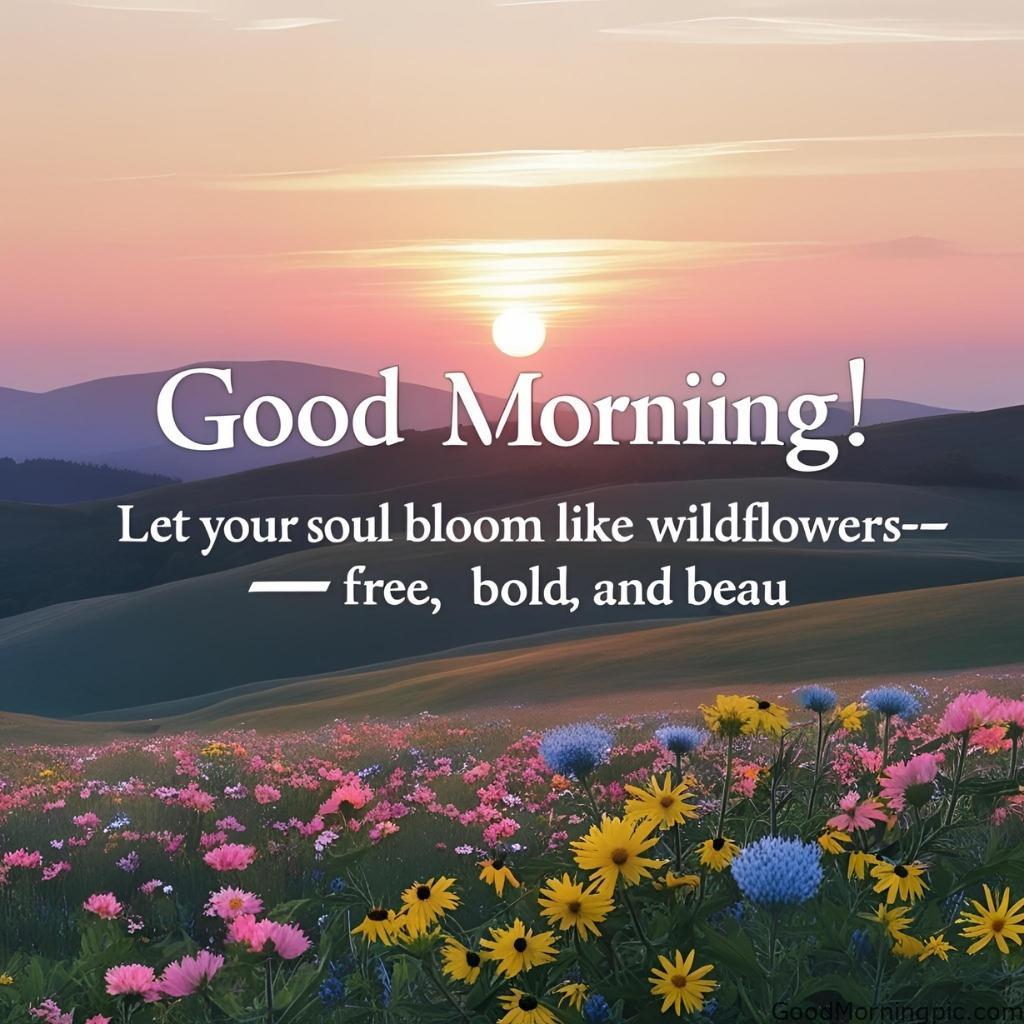 301+ Good Morning Flowers Images to Brighten Your Day 272 Good Morning Wild Flowers Images 5 Good Morning Flowers Images