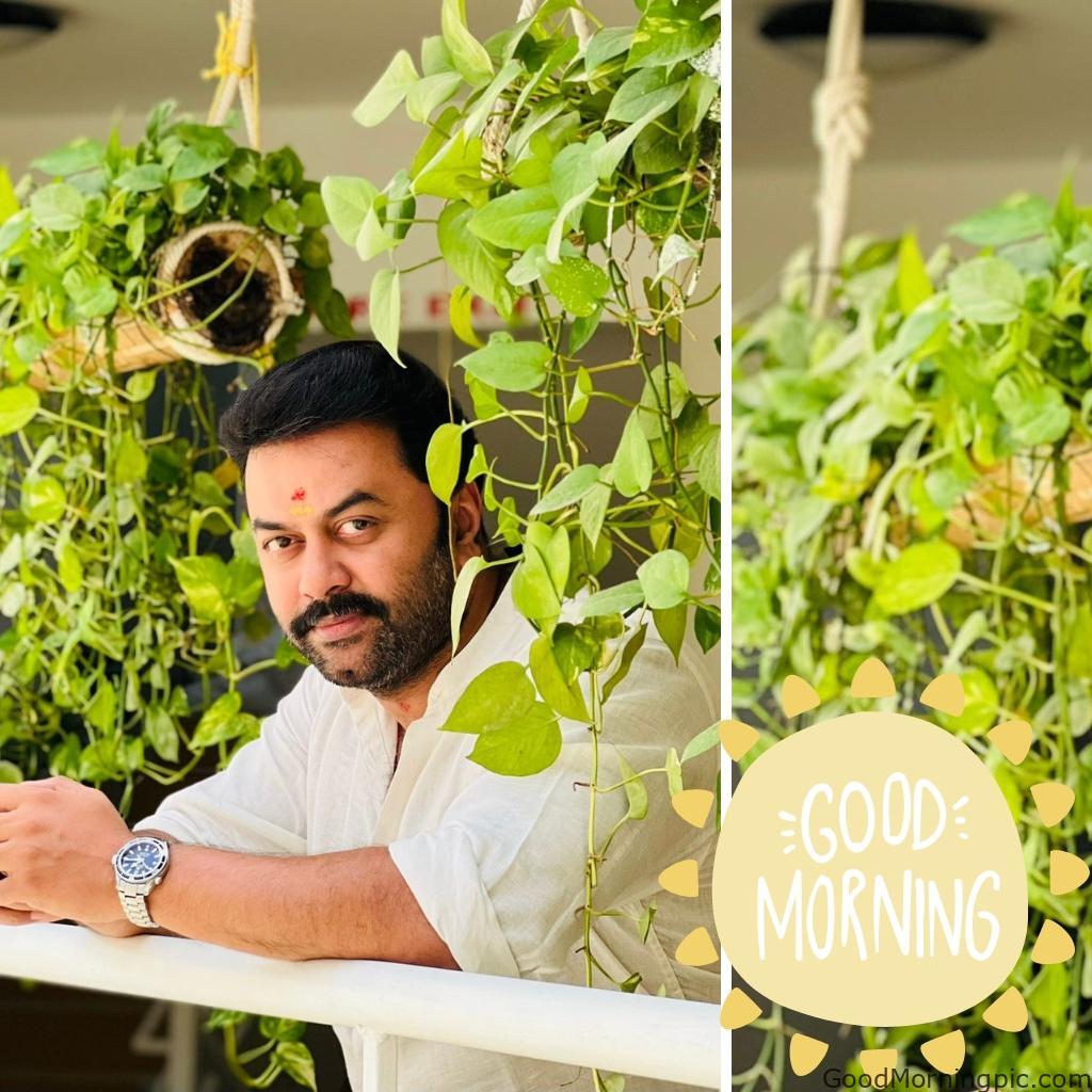 100+ Indian Actors Good Morning Images | Bollywood & South Stars 82 Indrajith Sukumaran Good Morning Image Actors Good Morning Images