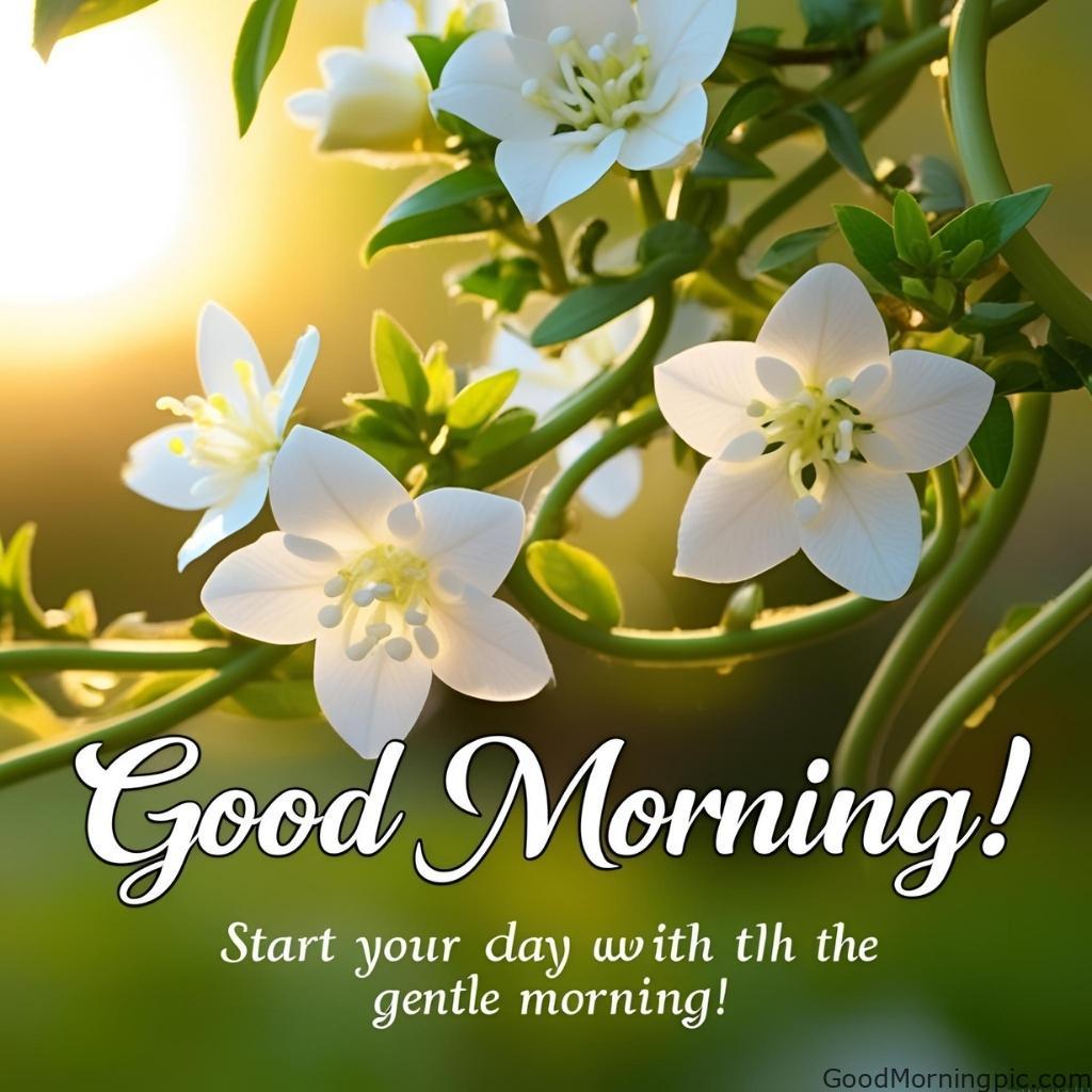 301+ Good Morning Flowers Images to Brighten Your Day 149 Jasmine Flower Good Morning Images 3 Good Morning Flowers Images