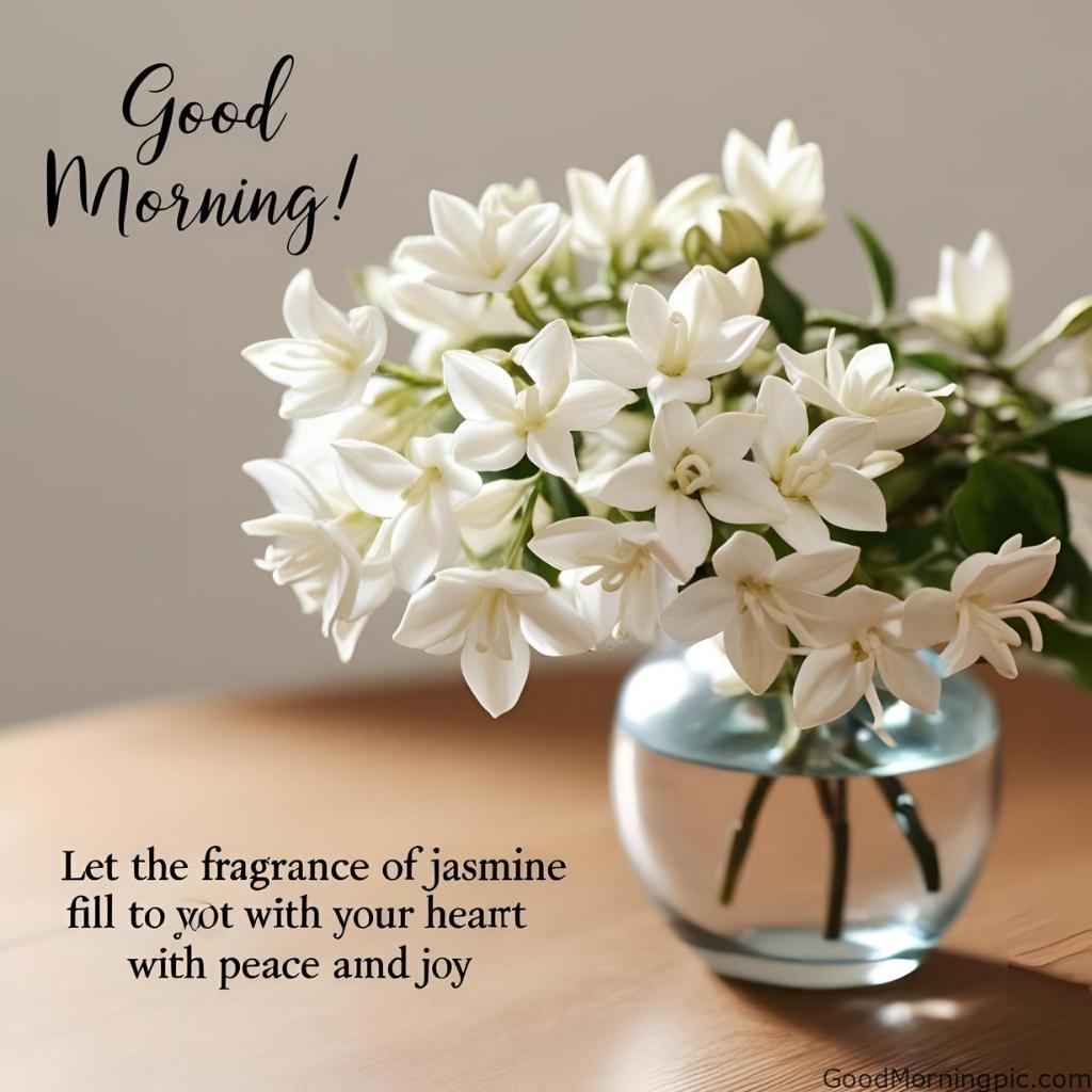 301+ Good Morning Flowers Images to Brighten Your Day 150 Jasmine Flower Good Morning Images 4 Good Morning Flowers Images