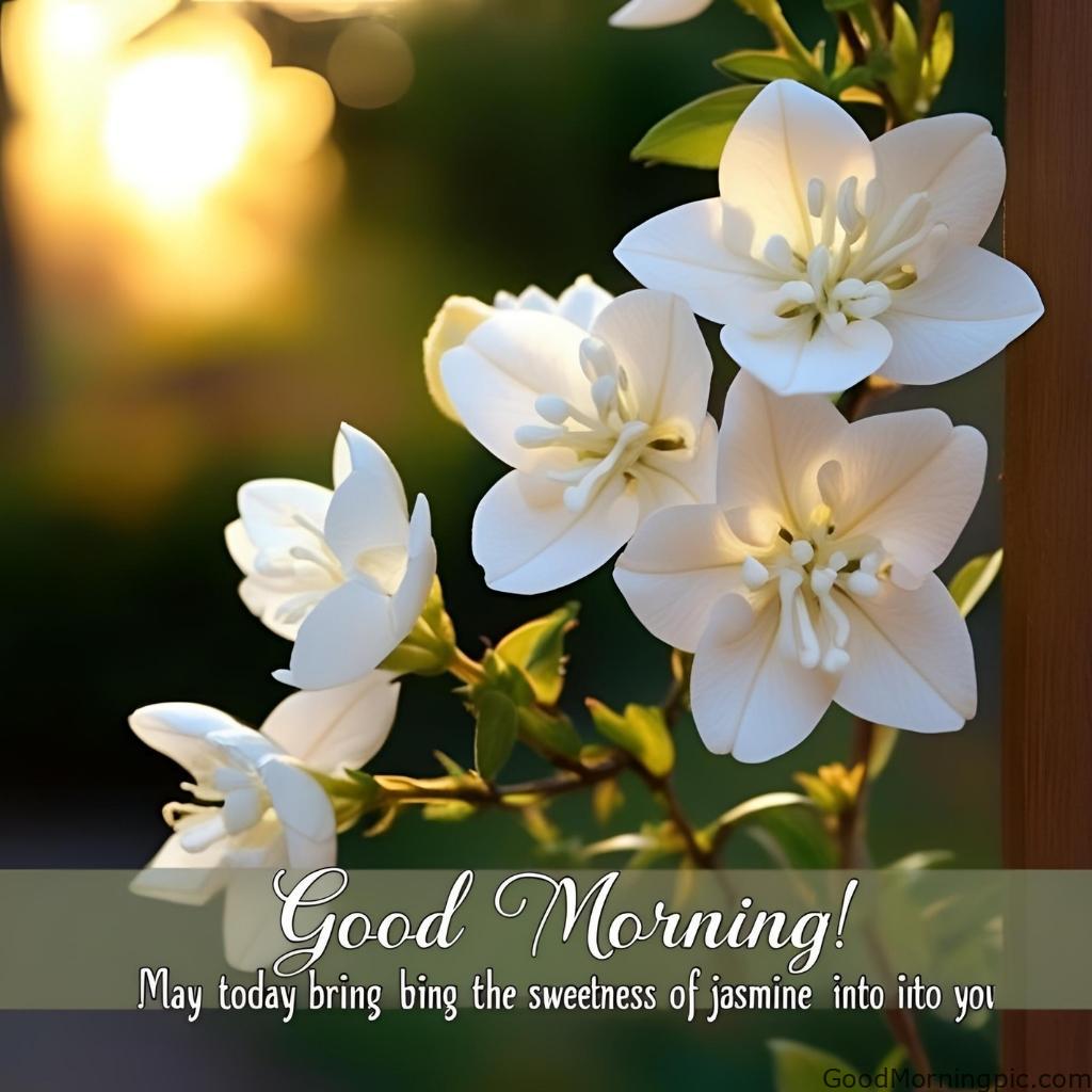 301+ Good Morning Flowers Images to Brighten Your Day 151 Jasmine Flower Good Morning Images 5 Good Morning Flowers Images