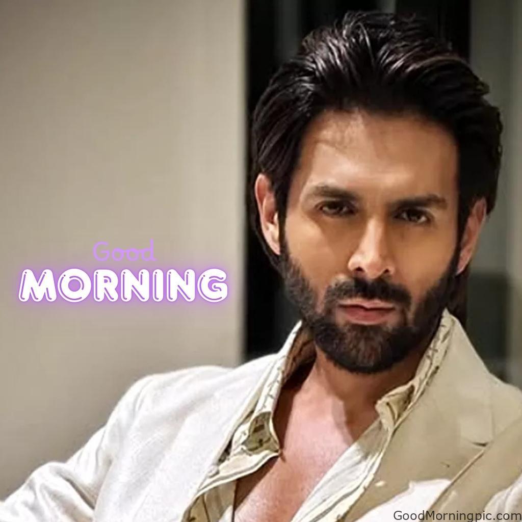 100+ Indian Actors Good Morning Images | Bollywood & South Stars 13 Kartik Aaryan Good Morning Image Actors Good Morning Images