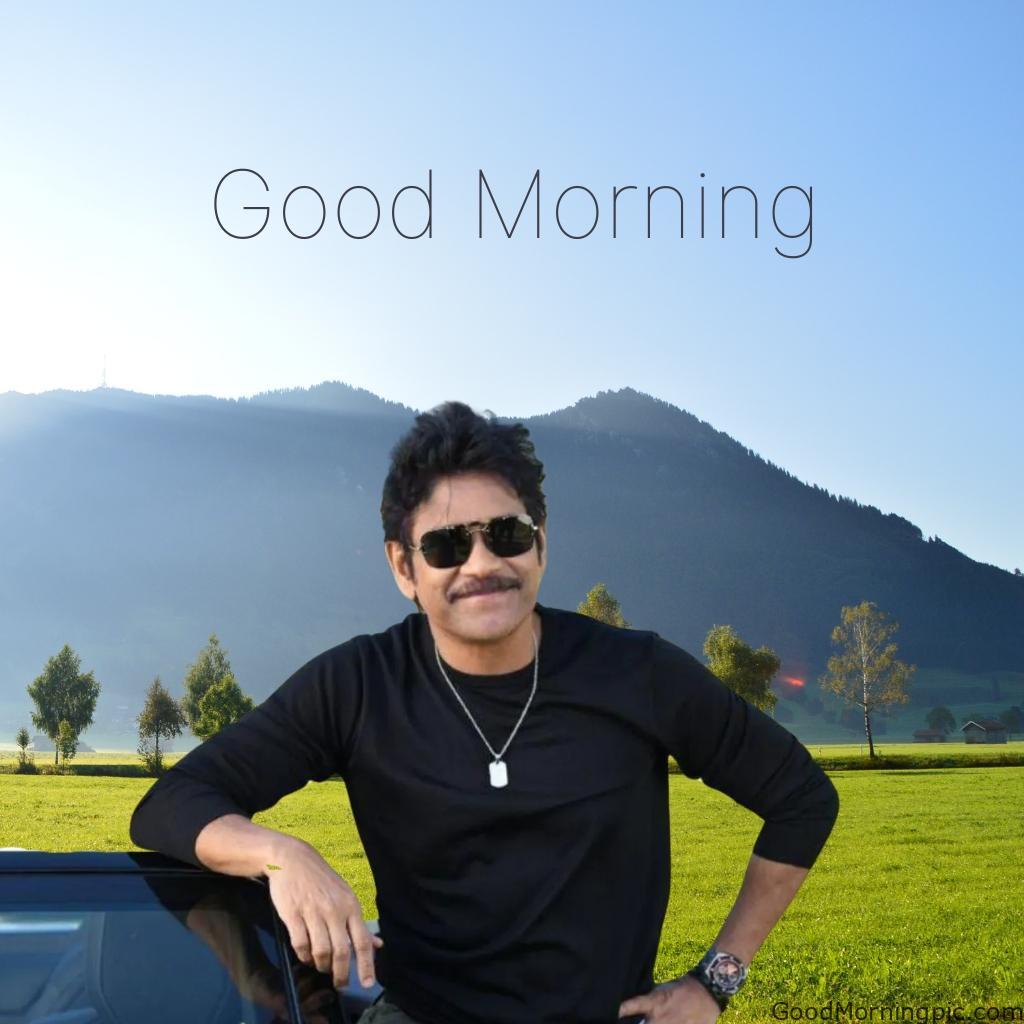 100+ Indian Actors Good Morning Images | Bollywood & South Stars 49 Nagarjuna Akkineni Good Morning Image Actors Good Morning Images