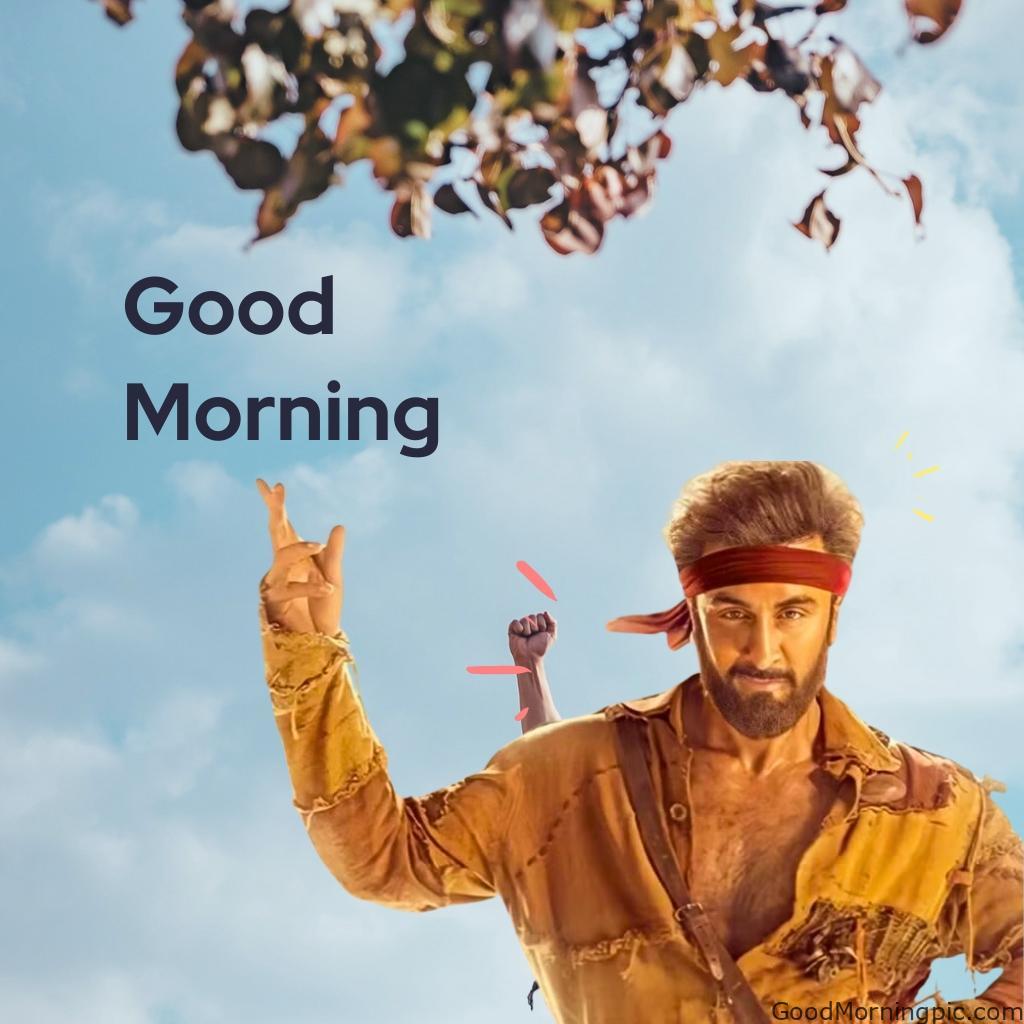 100+ Indian Actors Good Morning Images | Bollywood & South Stars 8 Ranbir Kapoor Good Morning Image Actors Good Morning Images