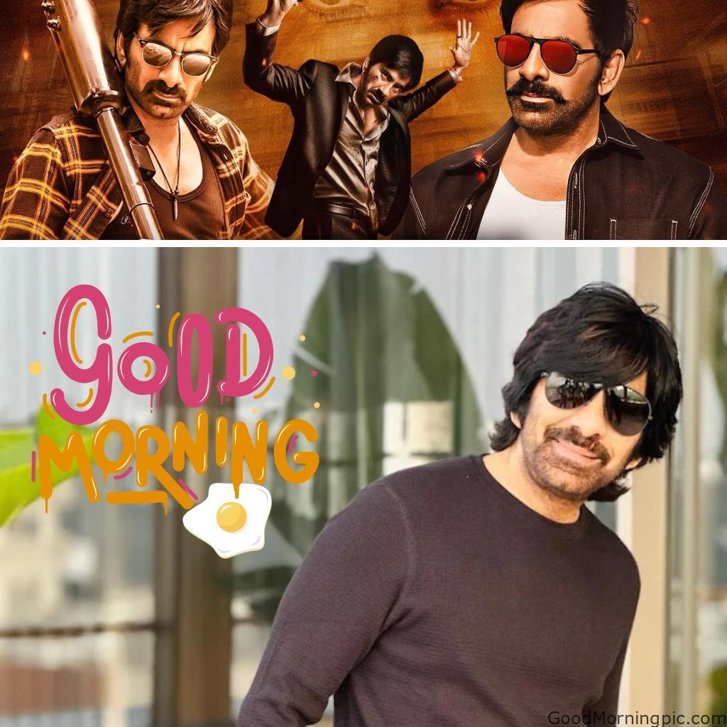 100+ Indian Actors Good Morning Images | Bollywood & South Stars 52 Ravi Teja Good Morning Image Actors Good Morning Images