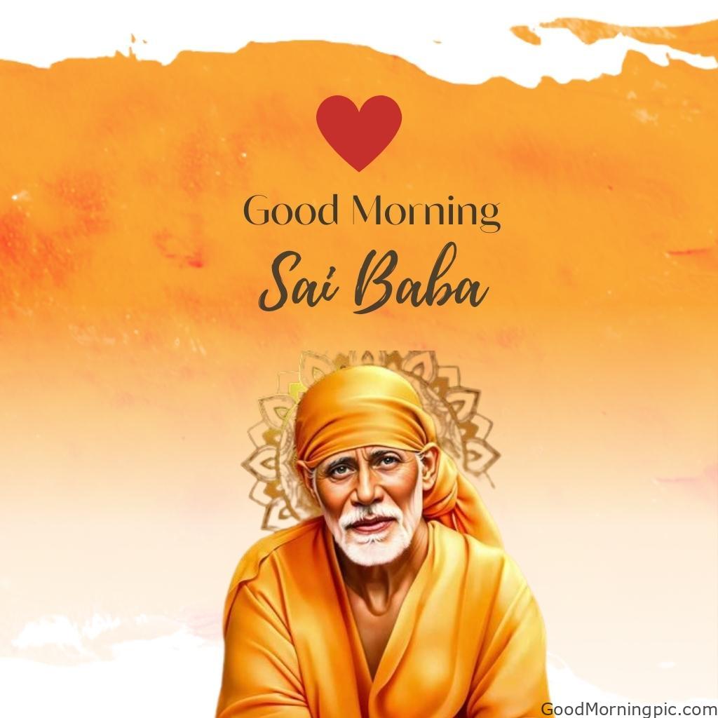 105+ Sai Baba Good Morning Images – Divine Blessings for a Peaceful Day 5 Sai Baba Good Morning HD Images 4 Sai Baba