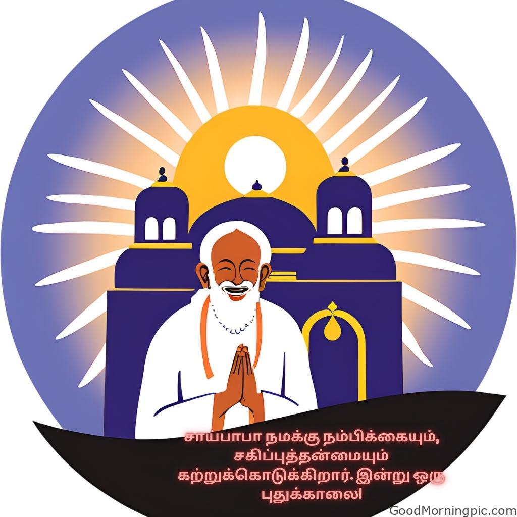 105+ Sai Baba Good Morning Images – Divine Blessings for a Peaceful Day 44 Sai Baba Good Morning Images in Tamil 2 Sai Baba