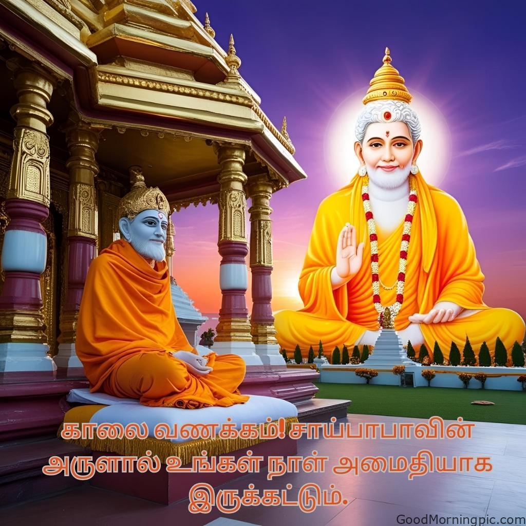 105+ Sai Baba Good Morning Images – Divine Blessings for a Peaceful Day 43 Sai Baba Good Morning Images in Tamil Sai Baba