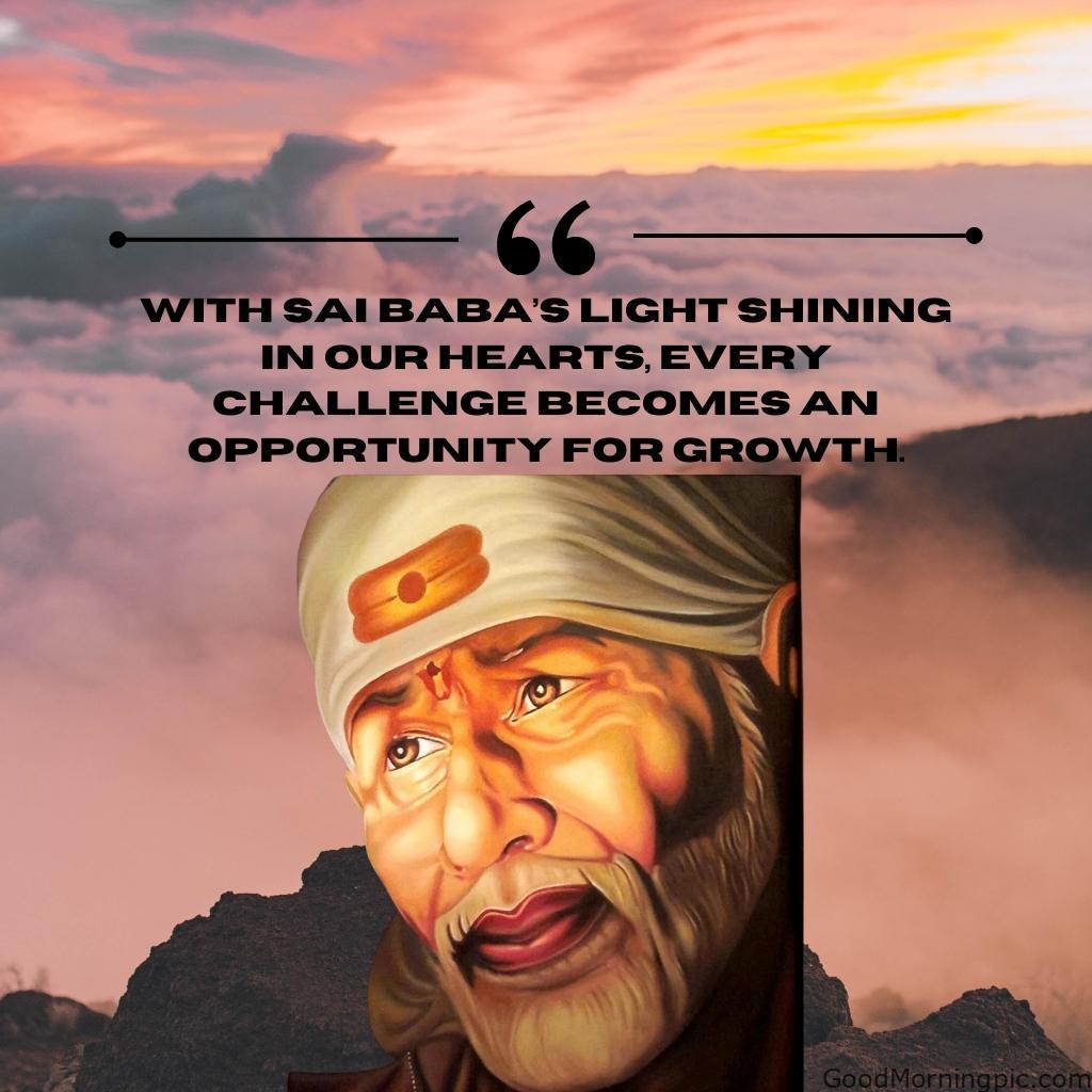 105+ Sai Baba Good Morning Images – Divine Blessings for a Peaceful Day 34 Sai Baba Status 2 Sai Baba