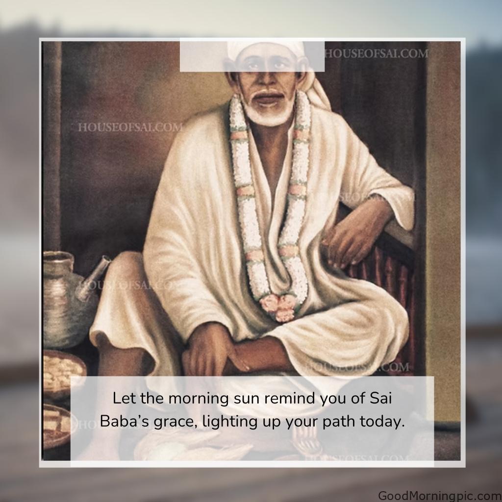 105+ Sai Baba Good Morning Images – Divine Blessings for a Peaceful Day 36 Sai Baba Status 3 Sai Baba