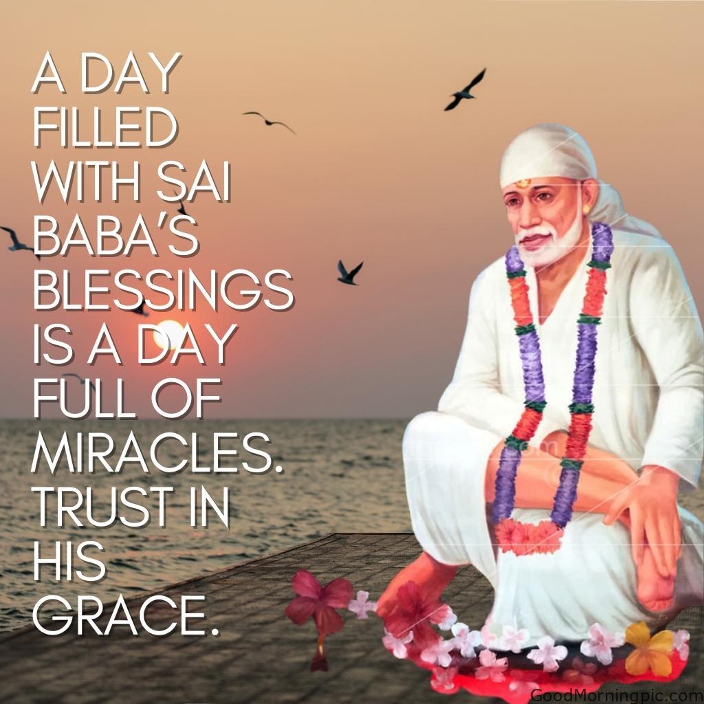 105+ Sai Baba Good Morning Images – Divine Blessings for a Peaceful Day 35 Sai Baba Status 4 Sai Baba