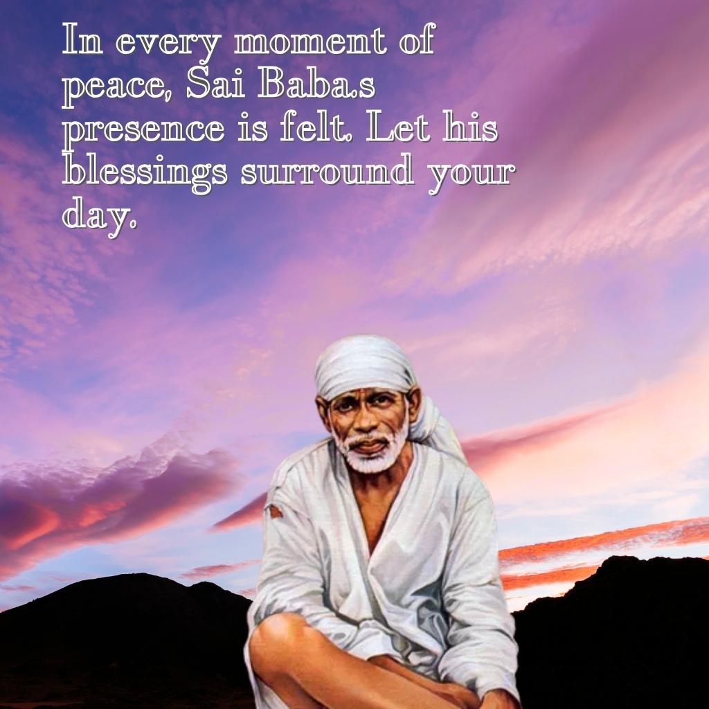 105+ Sai Baba Good Morning Images – Divine Blessings for a Peaceful Day 33 Sai Baba Status Sai Baba