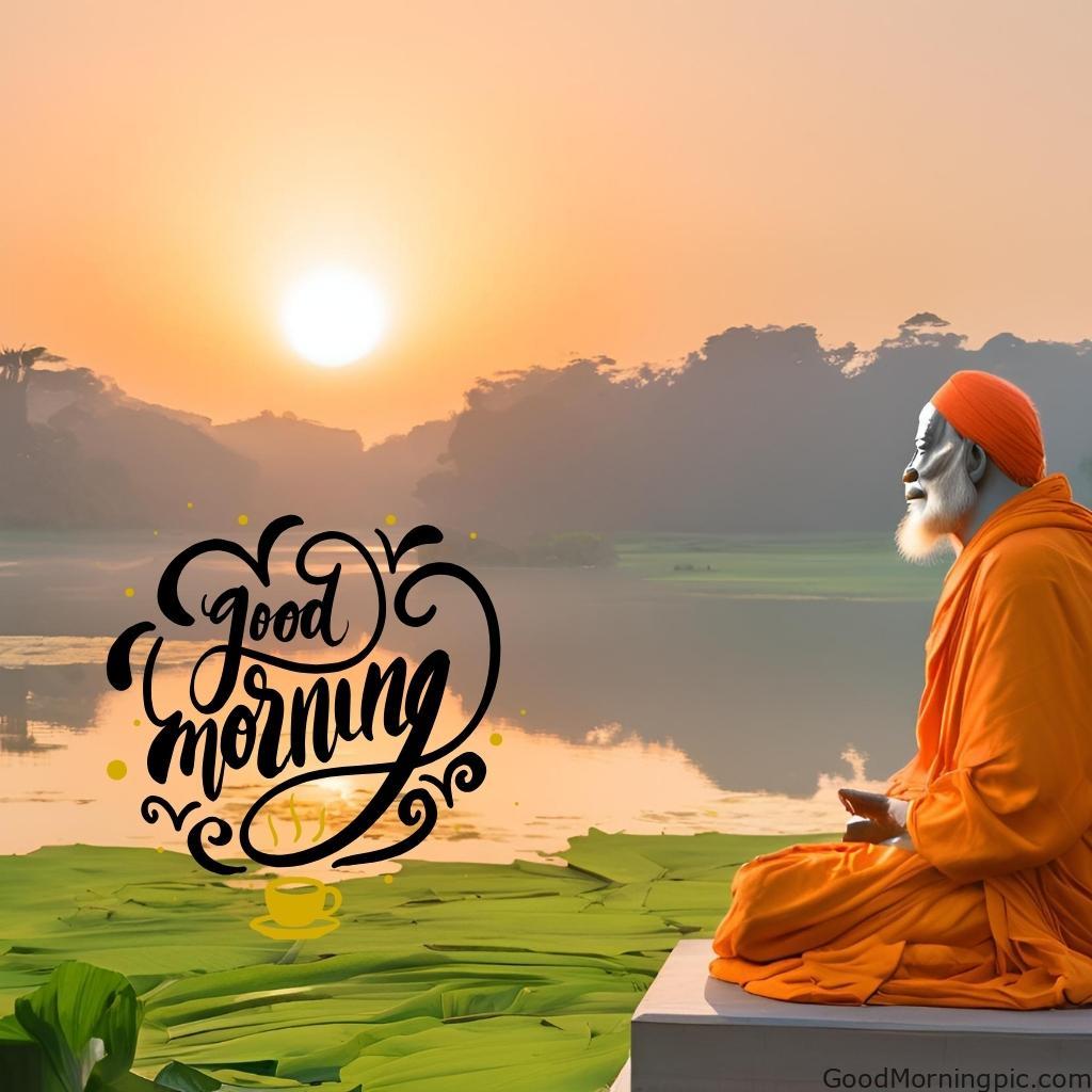 105+ Sai Baba Good Morning Images – Divine Blessings for a Peaceful Day 56 Sai Baba Sunrise Photo 3 Sai Baba
