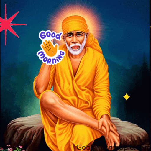 105+ Sai Baba Good Morning Images – Divine Blessings for a Peaceful Day 66 Sai Baba gif Images 2 Sai Baba
