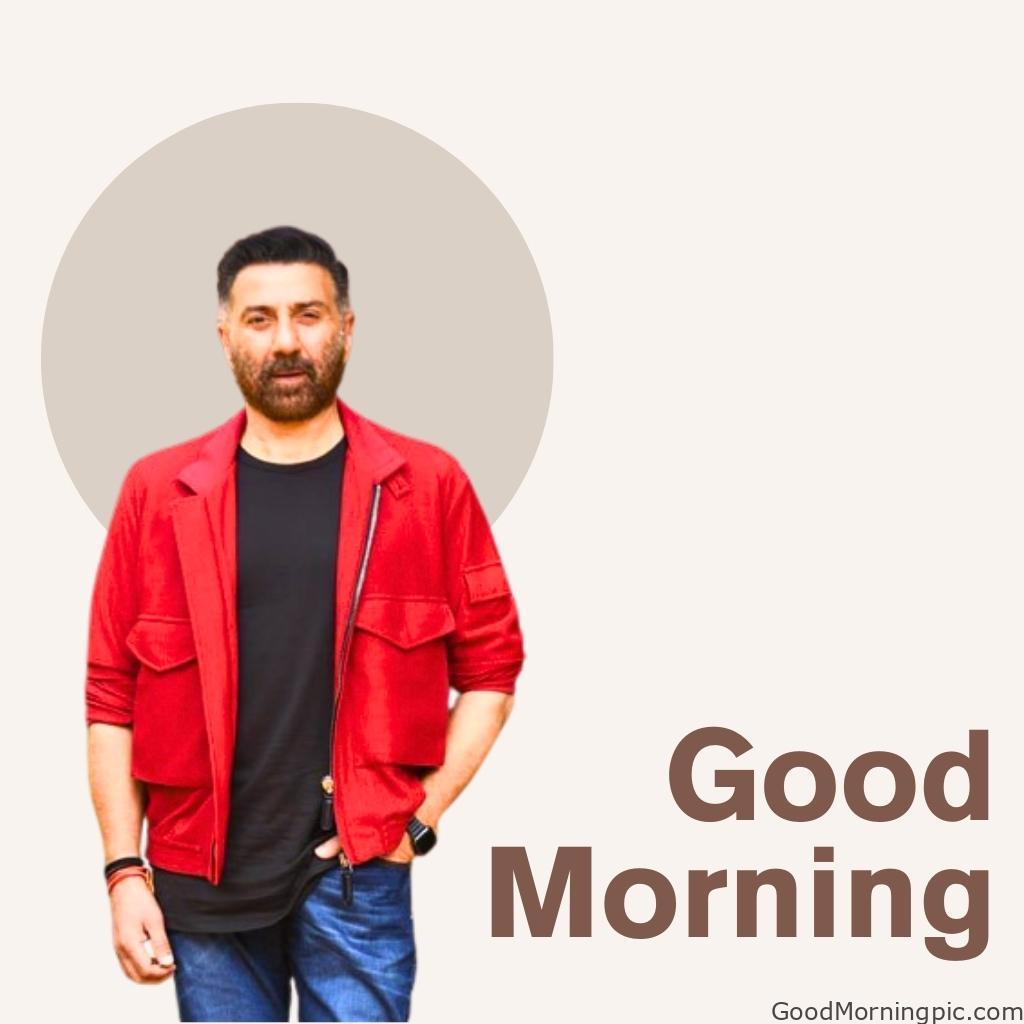 100+ Indian Actors Good Morning Images | Bollywood & South Stars 23 Sunny Deol Good Morning Image Actors Good Morning Images