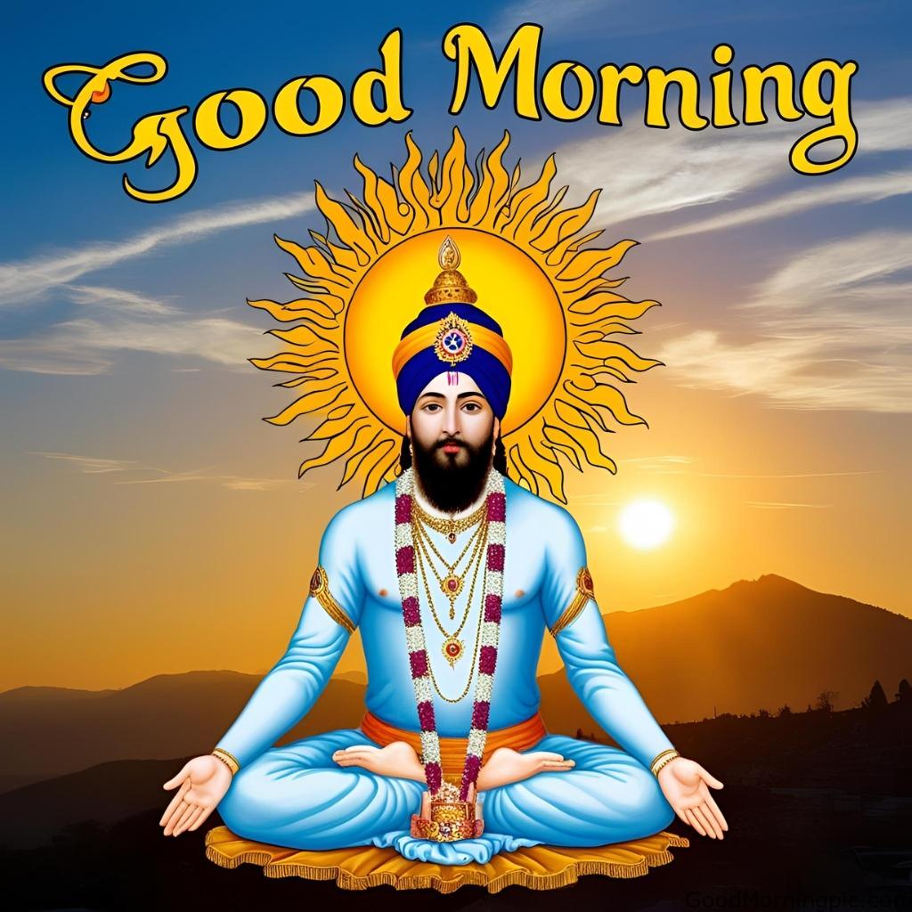 good morning divine energy guru nanak ji sun