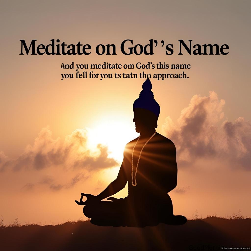 good morning sunrise guru nanak meditate on gods name