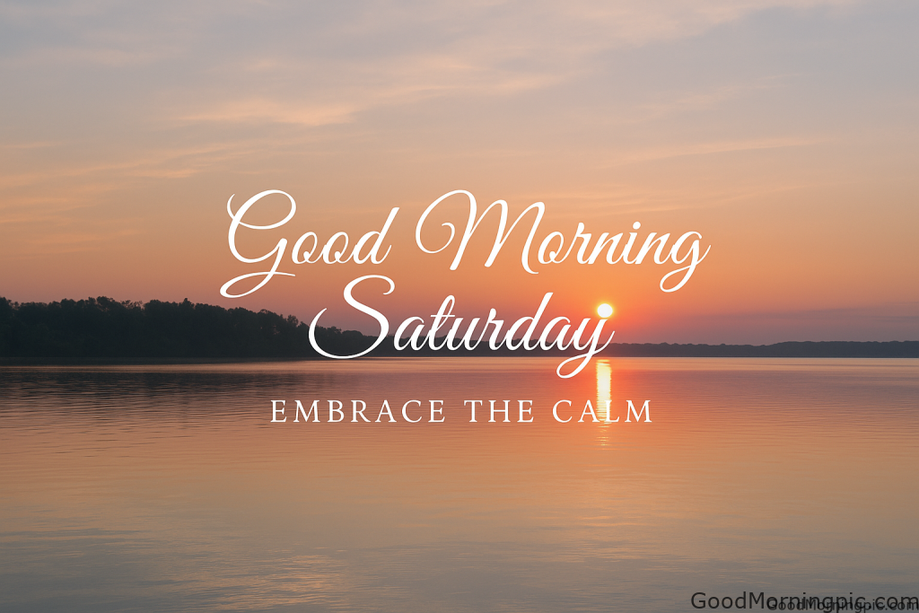 Good Morning Saturday Images, Wishes & Quotes to Brighten Your Weekend